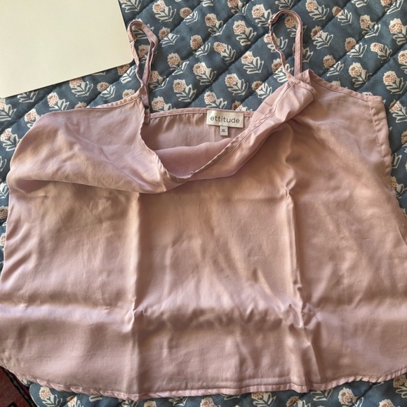 🌿NWT Ettitude Bamboo Women's Cami, Pick Lg (Ocean) or XL (Onyx OR Rose) 💤 - Picture 7 of 12